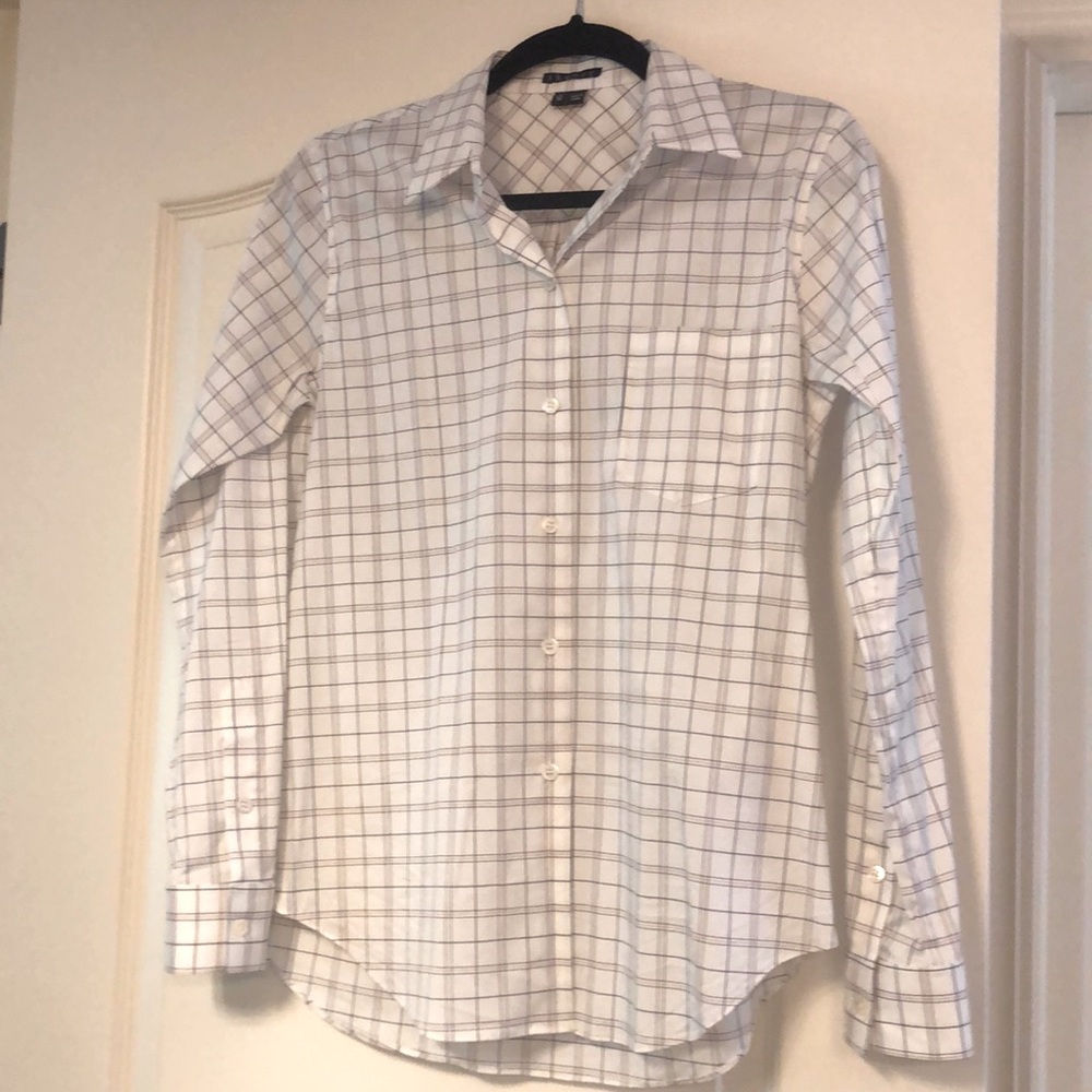 Theory button down blouse